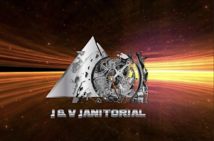 J&amp;V Janitorial Logo