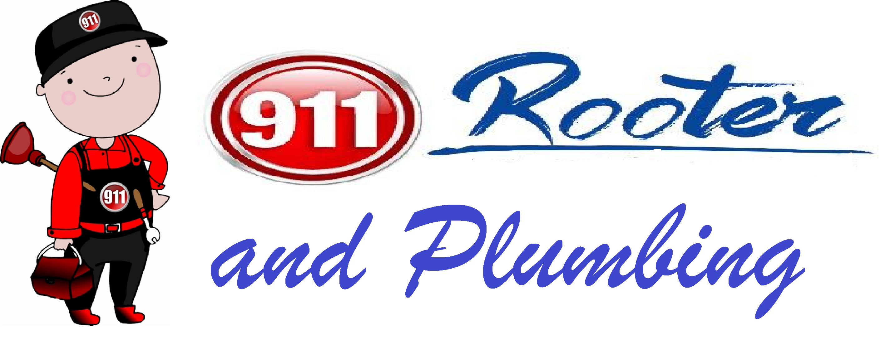 911 Rooter And Plumbing Logo