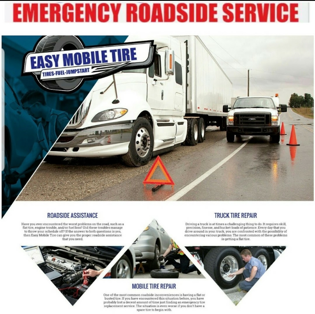 Easy Mobile Tire Roadside Assistance Logo