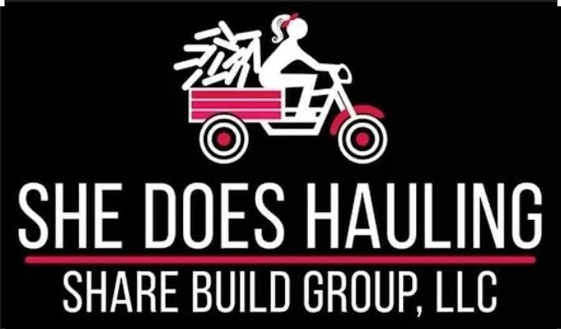 She Does Hauling Logo