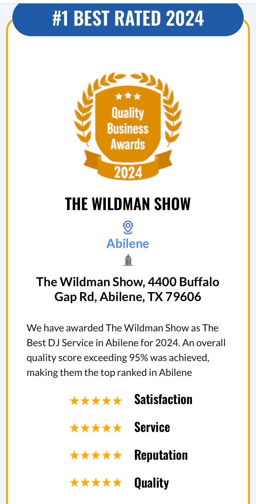 The Wildman Show DJ Service