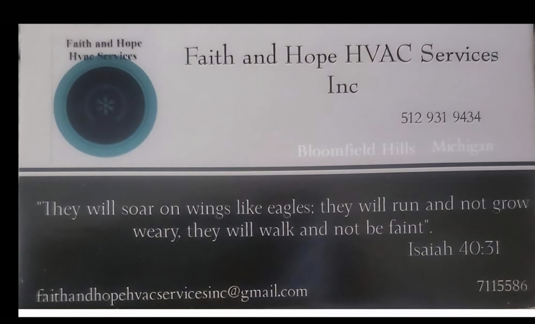Faith and Hope HVAC Services Inc