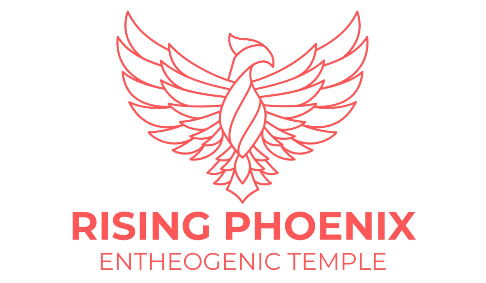 Rising Phoenix Entheogenic Temple Magic Mushroom Church Logo