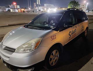 Silver Taxi Logo