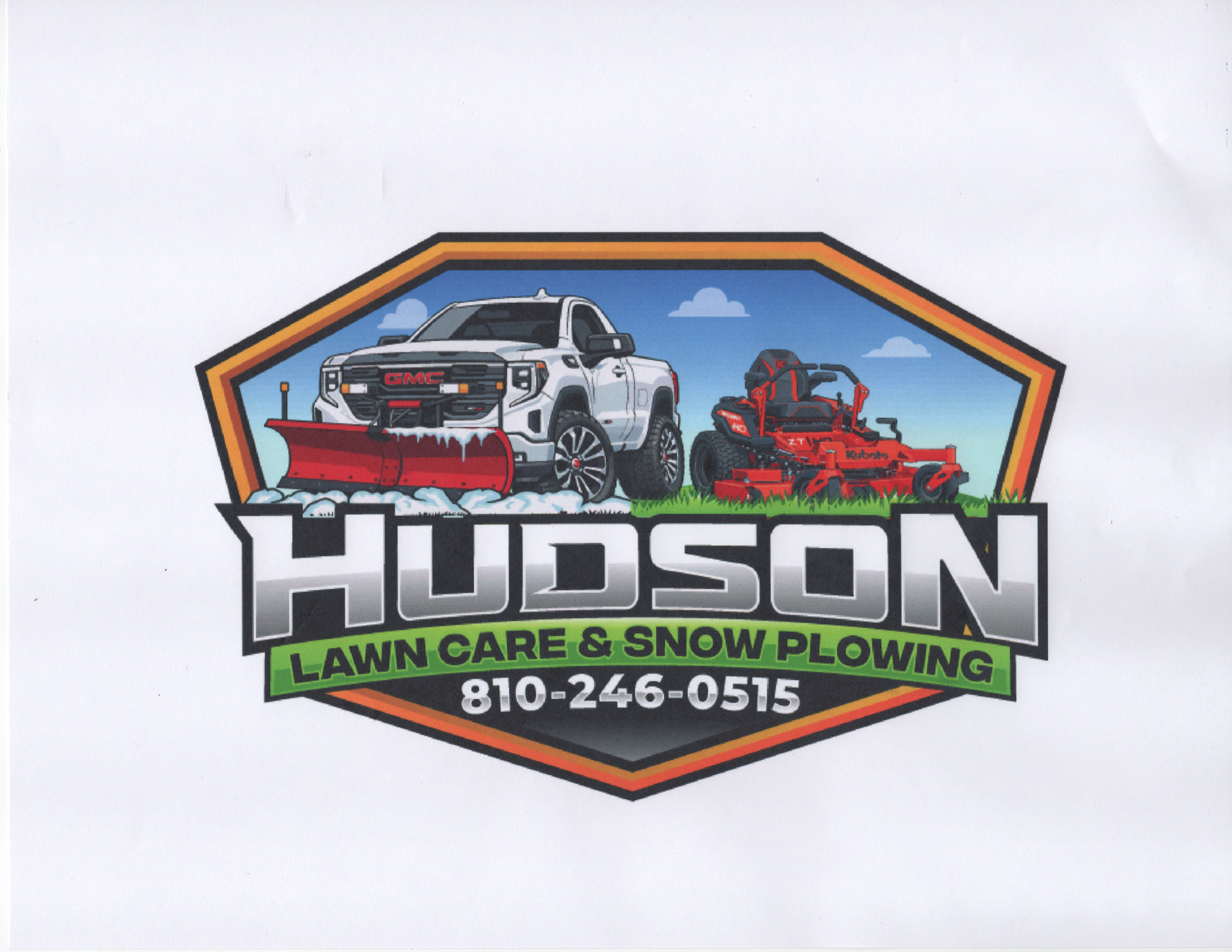 Hudson Hauling and Junk Removal Logo