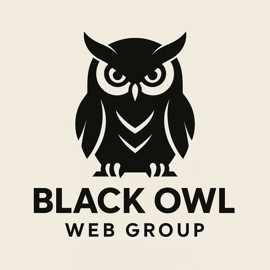 Black Owl Web Group Logo