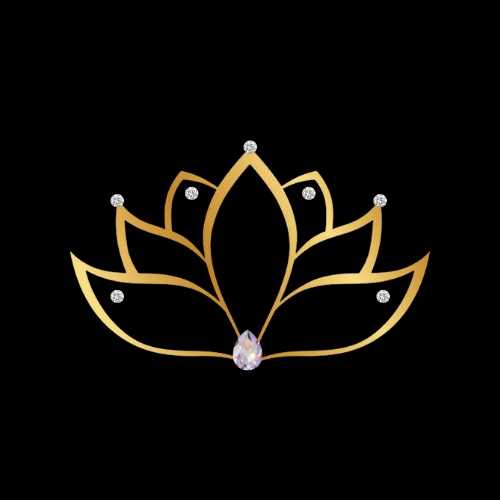 Lotus Diamond Flower Logo
