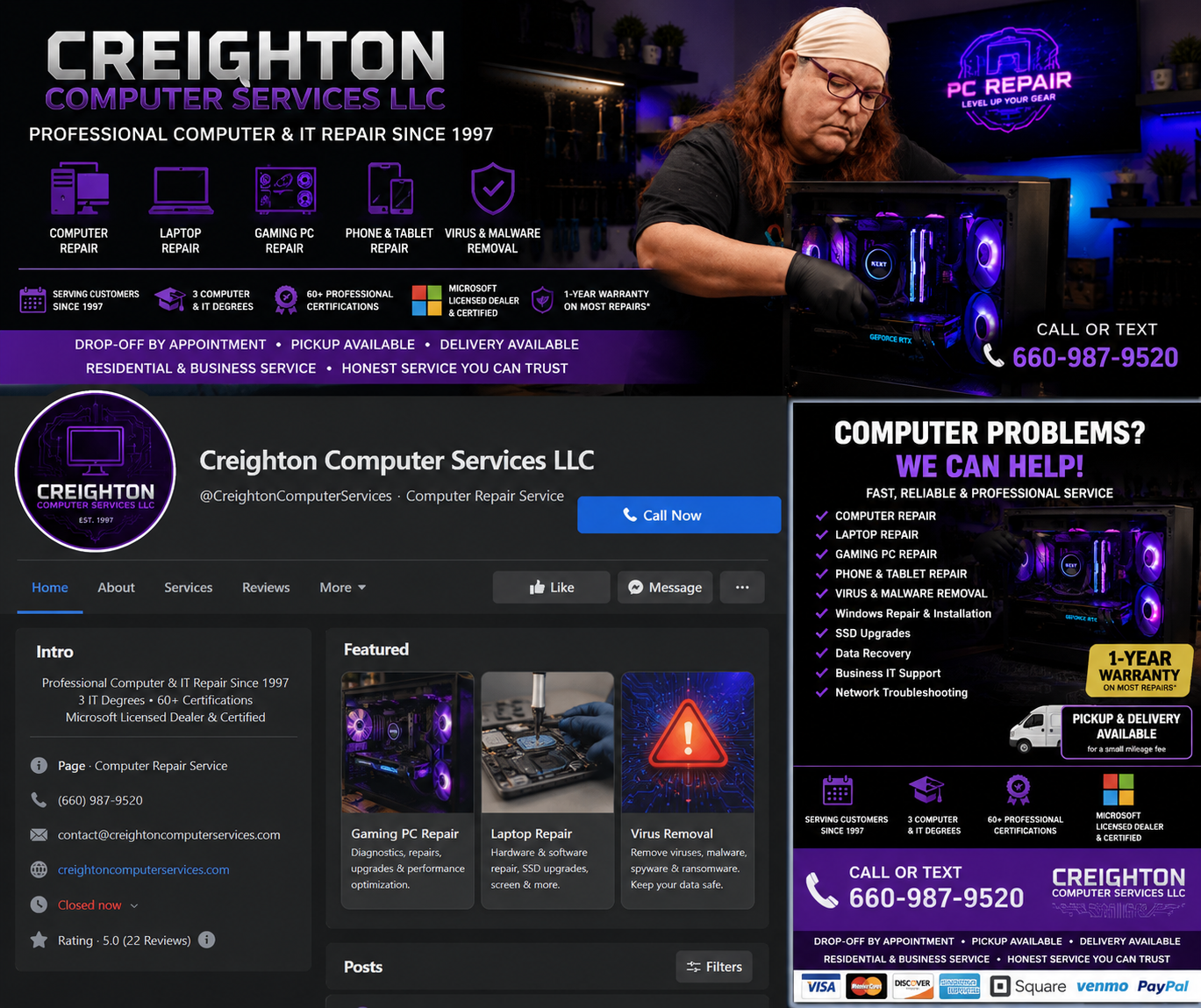Creightion Computer Services Logo