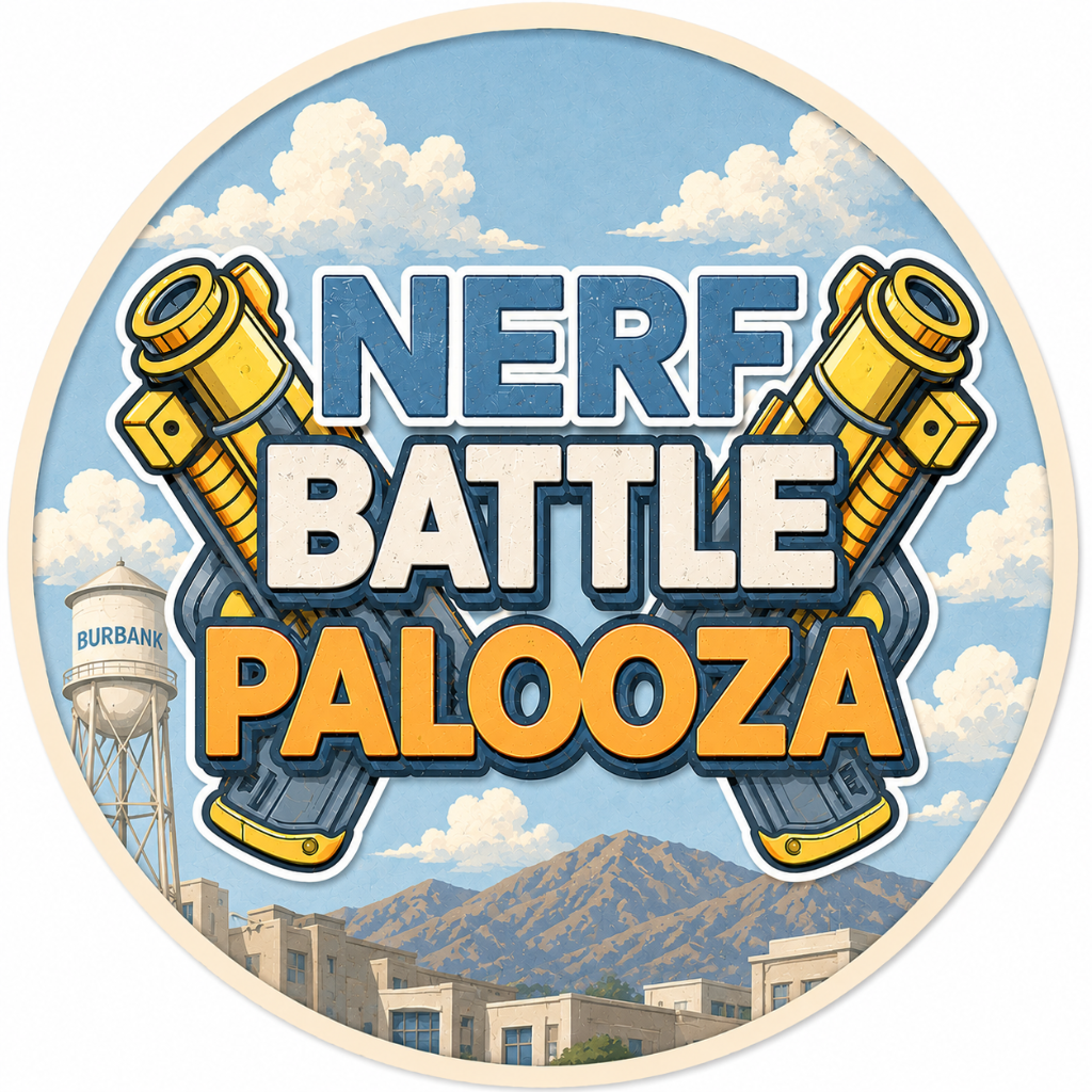 Nerfpalooza Burbank Logo