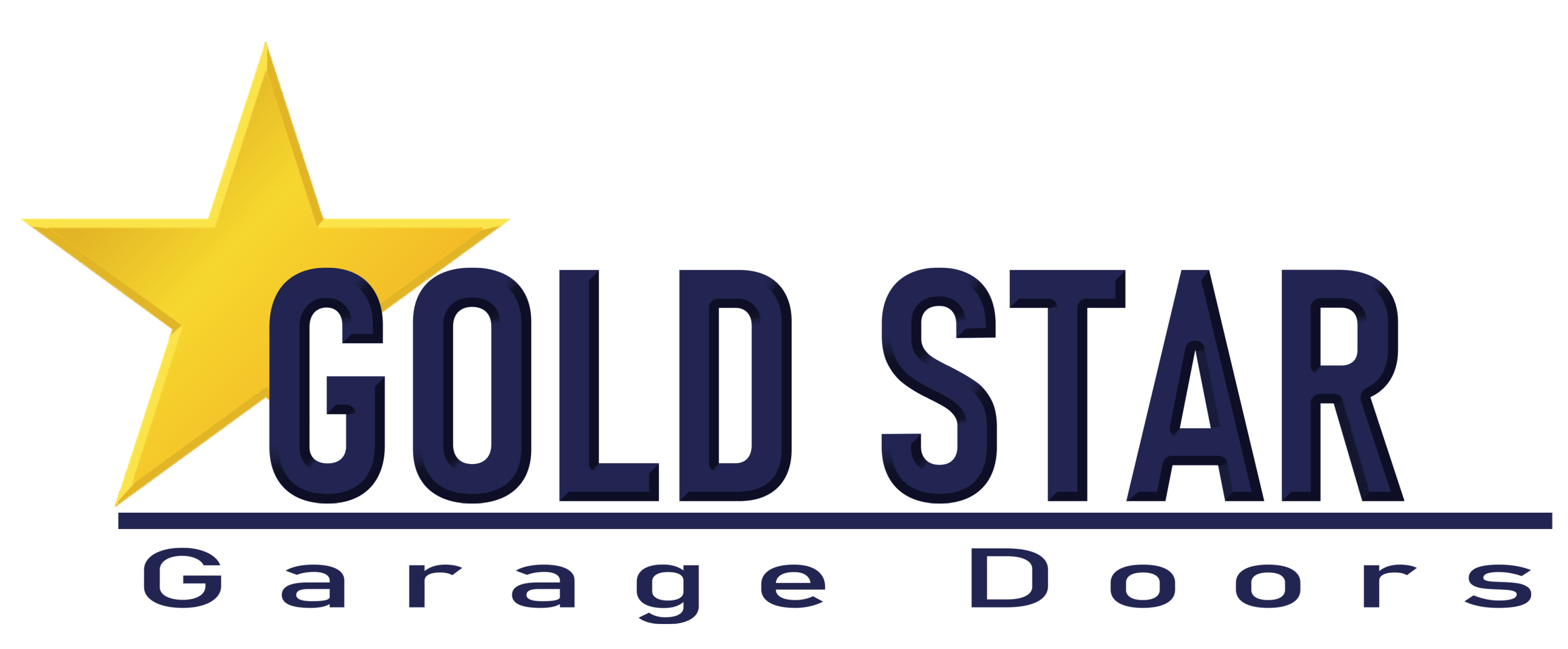 Gold Star Garage Door Logo